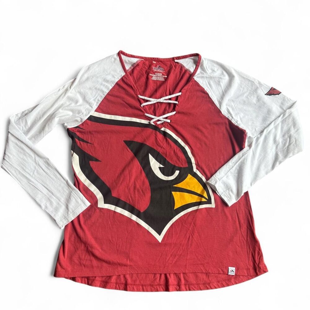 Majestic Athletic Arizona Cardinals long sleeve shirt Women’s Size XL